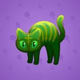 Scared Cat #7834