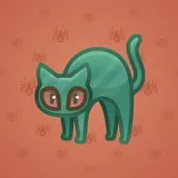 Scared Cat #7985