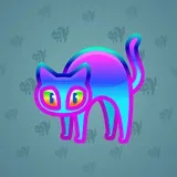 Scared Cat #8056