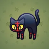 Scared Cat #8100