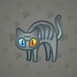 Scared Cat #8189
