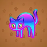 Scared Cat #8212