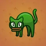 Scared Cat #8415 Scared Cat #8415