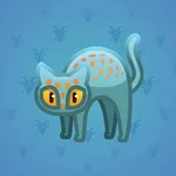 Scared Cat #8507
