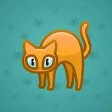 Scared Cat #8532
