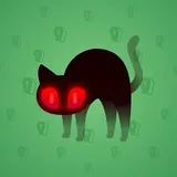 Scared Cat #8704 Scared Cat #8704