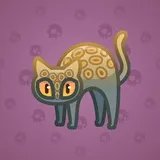 Scared Cat #8817
