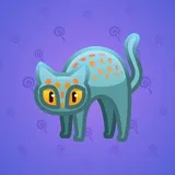 Scared Cat #8864
