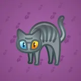 Scared Cat #9451