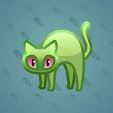 Scared Cat #9605