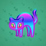 Scared Cat #9672