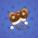Snow Mittens #104