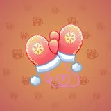 Snow Mittens #1068