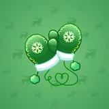 Snow Mittens #1076