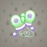 Snow Mittens #108