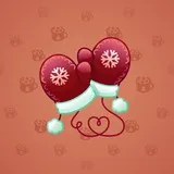 Snow Mittens #1207