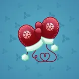 Snow Mittens #126