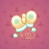 Snow Mittens #154