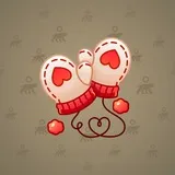 Snow Mittens #1611
