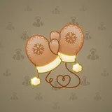 Snow Mittens #1621