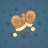 Snow Mittens #1641
