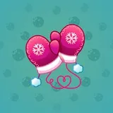 Snow Mittens #1674