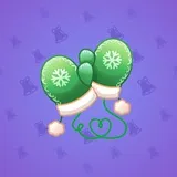 Snow Mittens #1693
