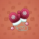 Snow Mittens #1696