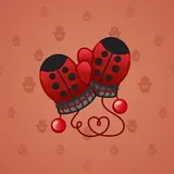 Snow Mittens #1706