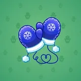 Snow Mittens #1792