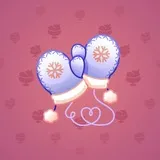 Snow Mittens #1845