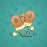 Snow Mittens #1854 Snow Mittens #1854