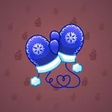 Snow Mittens #1875