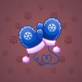 Snow Mittens #1876