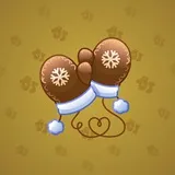 Snow Mittens #298
