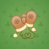 Snow Mittens #398