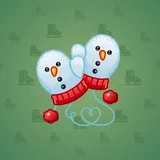 Snow Mittens #497