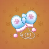 Snow Mittens #528