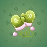Snow Mittens #544