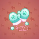 Snow Mittens #583