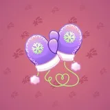Snow Mittens #686