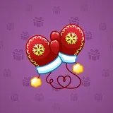 Snow Mittens #867